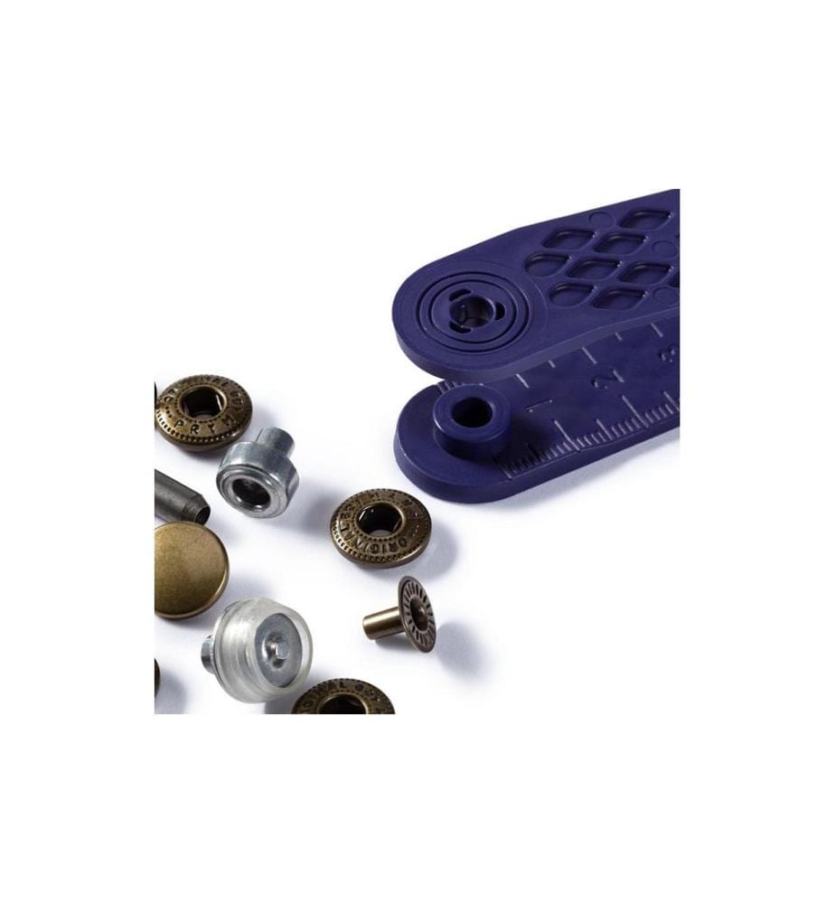 PRYM - Druckknöpfe Anorak Altmessing, 12 mm