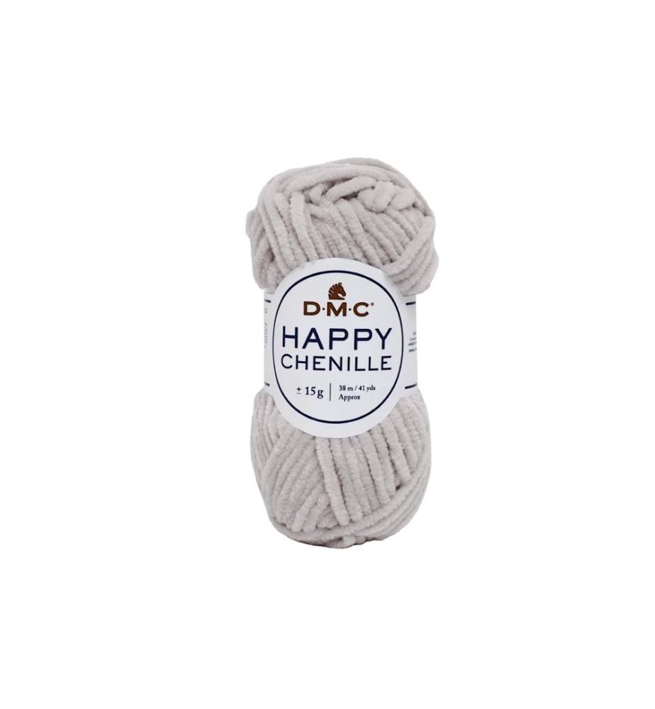 DMC - Wolle Happy Chenille Hellgrau, 38 m