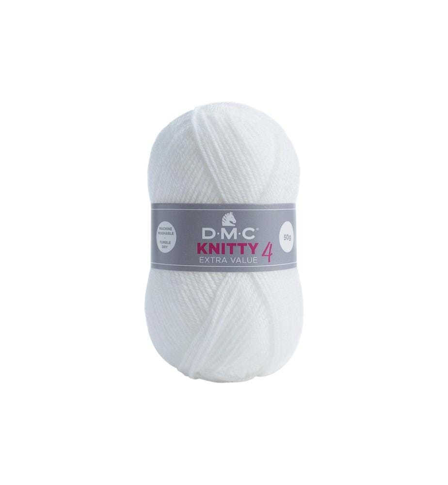 DMC - Wolle Knitty 4 Mini Weiss