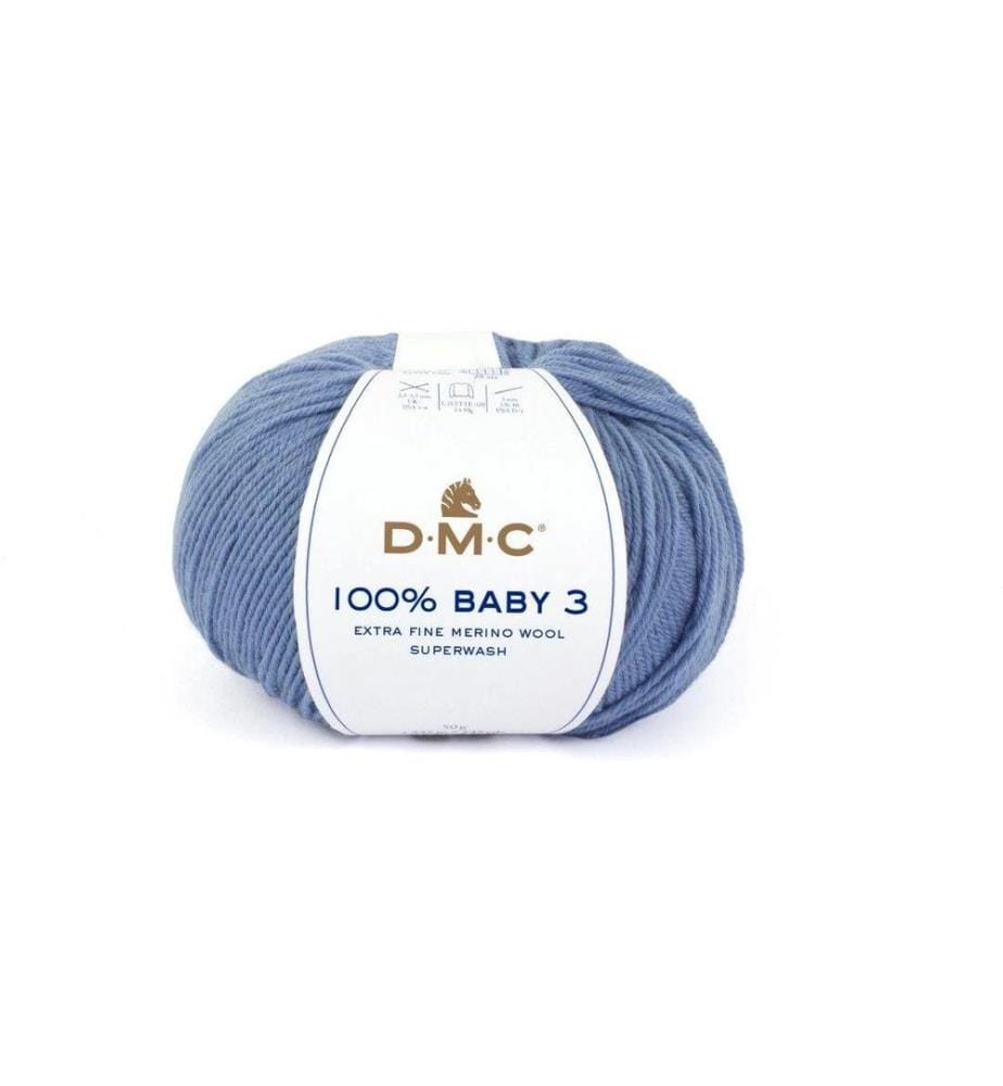 DMC - Wolle 100% Baby 3 Blaugrau