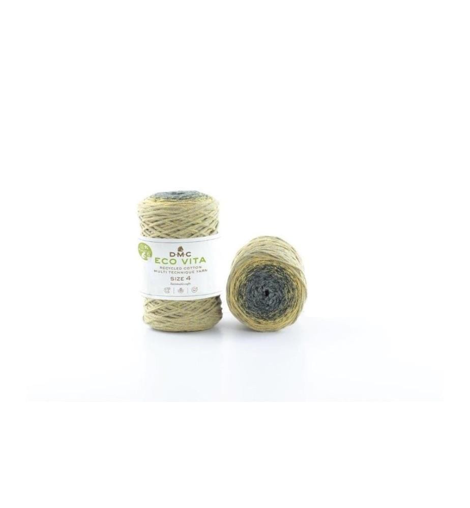 DMC - Wolle Nova Vita Makramee Cord 2 mm 250 g Gelb; Grün