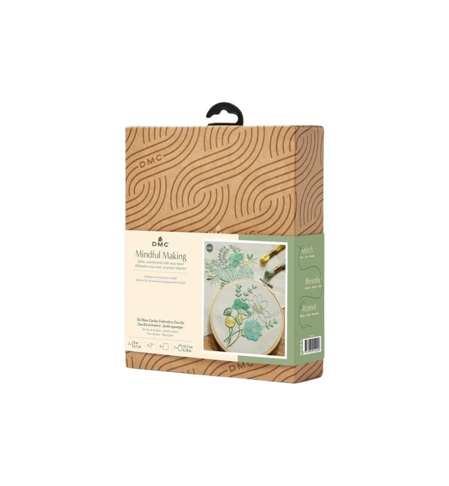 DMC - Stickset Mindful Making Duo Wasserpflanzen, Ø 15.7 cm
