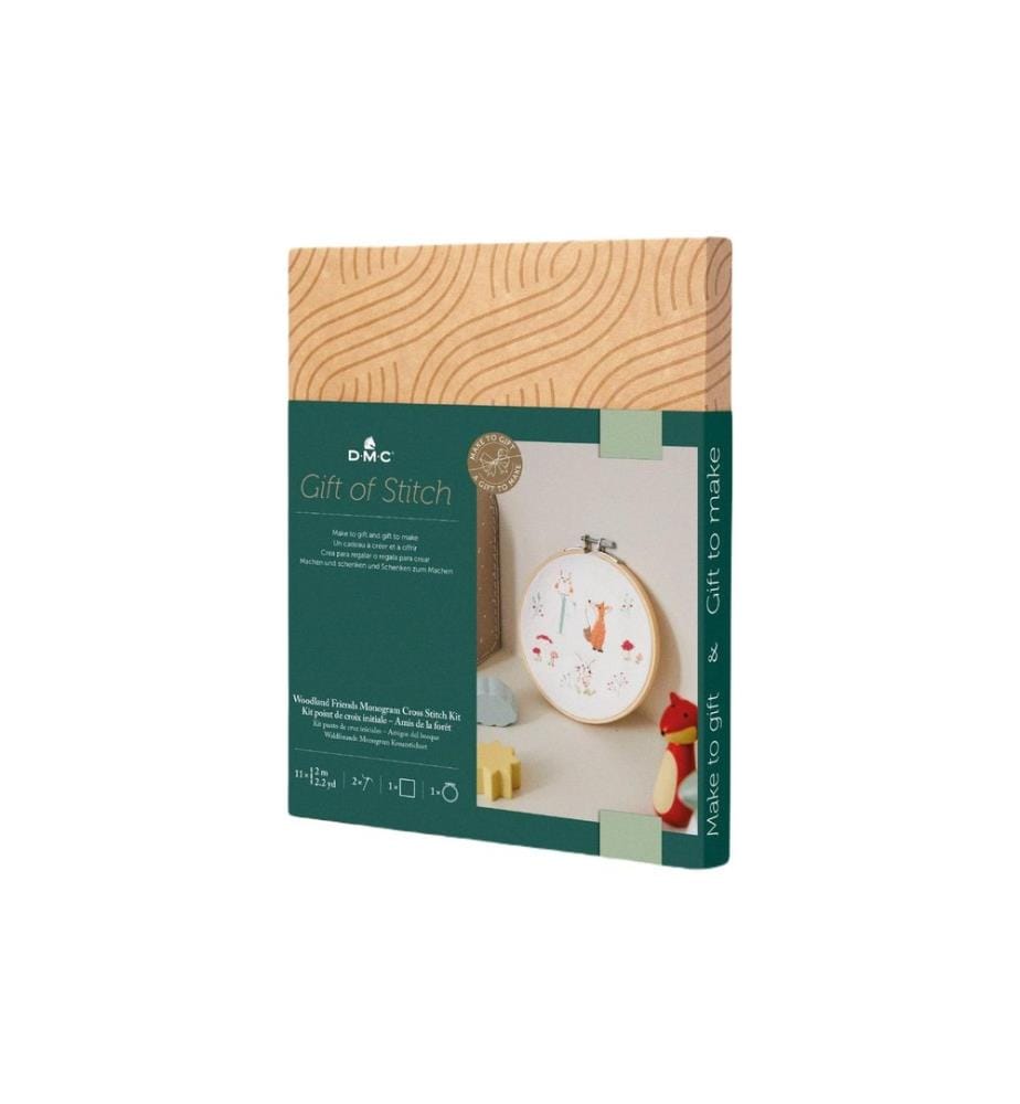 DMC - Stickset Gift of Stitch Waldfreunde, Ø 15.7 cm