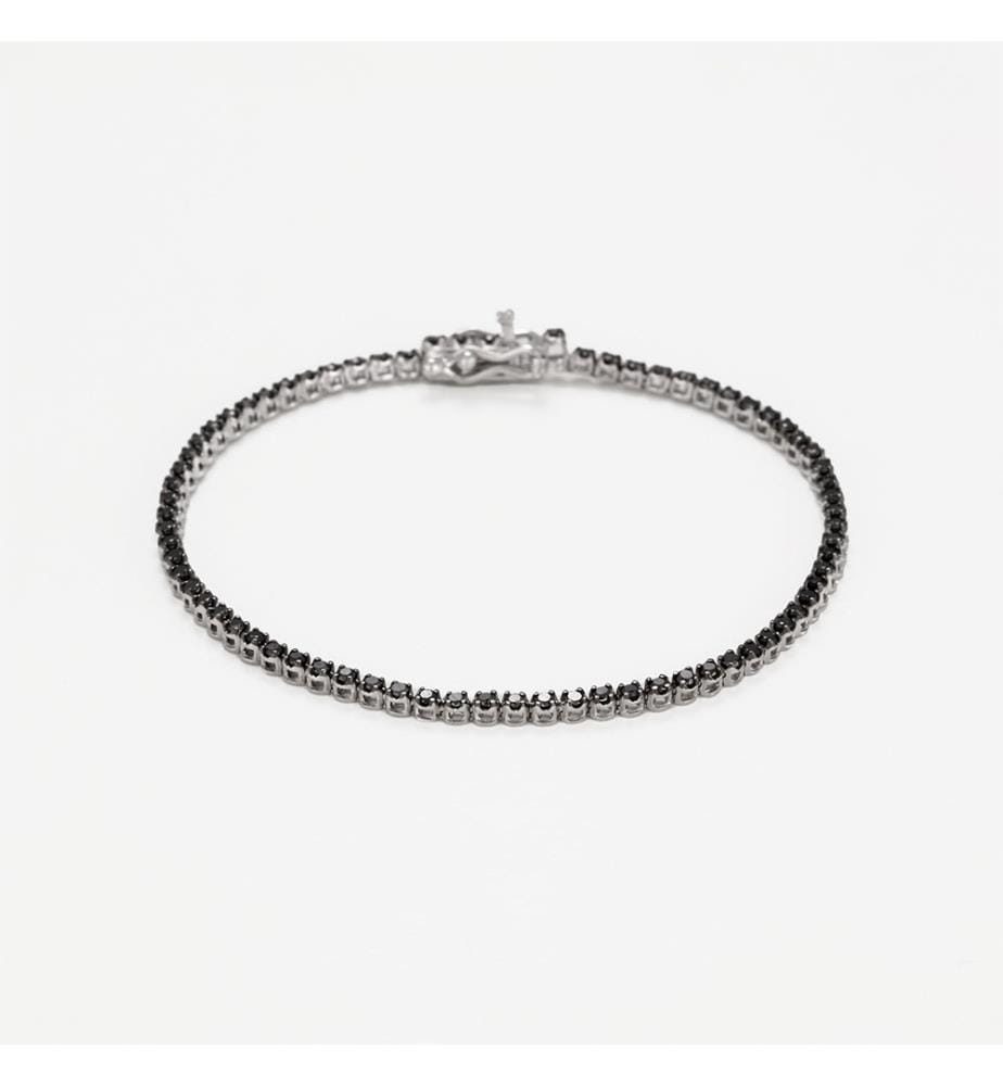 Bracciale River - Oro bianco 375/1000