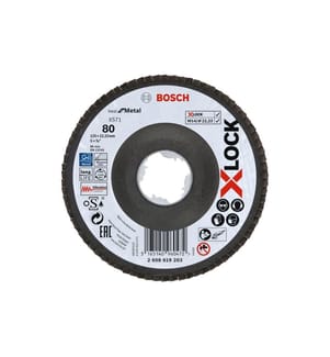 BOSCH - Professional Disque à lamelles X-LOCK Best for Metal K80 125 mm