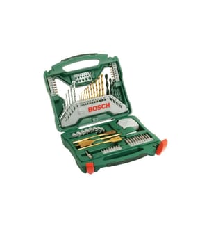BOSCH - Bohr- und Bitset X-Line TiN, 70-teilig