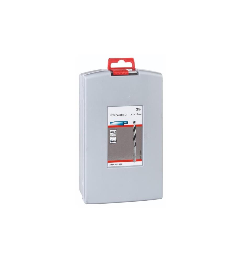 BOSCH - Jeu de forets hélicoïdaux HSS PointTeQ, 25 pièces