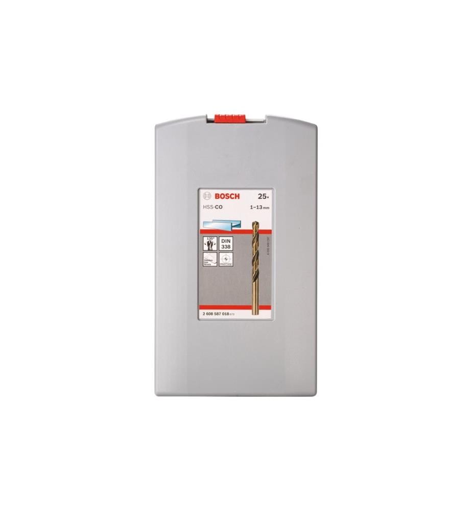 BOSCH - Professional Kits de forets à métaux HSS-Co ProBox, 25 pièces
