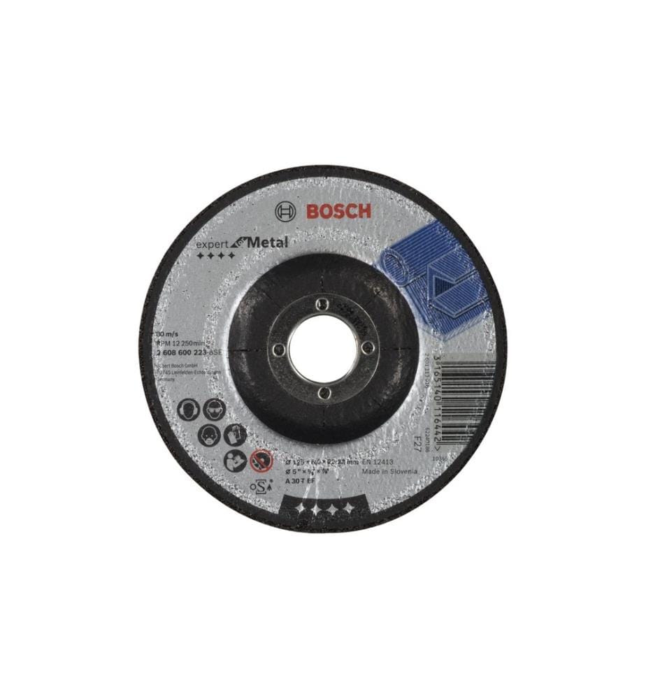 BOSCH - Professional Disque à ébarder coudé Expert for Metal, 125 mm