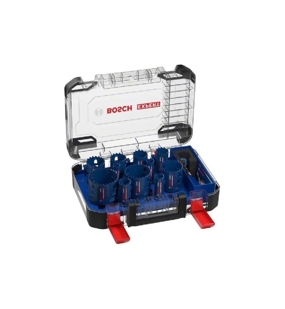 BOSCH - Professional Jeux de scies à trous Expert Tough Material, 14 pièces
