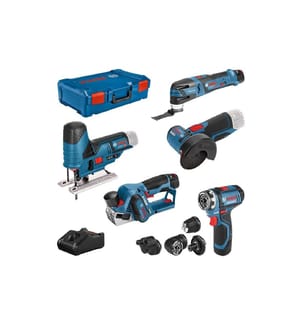 BOSCH - Professional Set di utensili per batteria 12 V Combo Kit