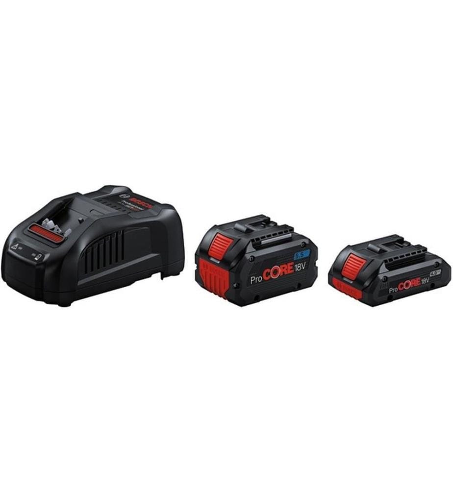 BOSCH - Professional Kit de démarrage pour batterie ProCore 18 V 4.0 Ah, 5.5 Ah, GAL 1880 CV