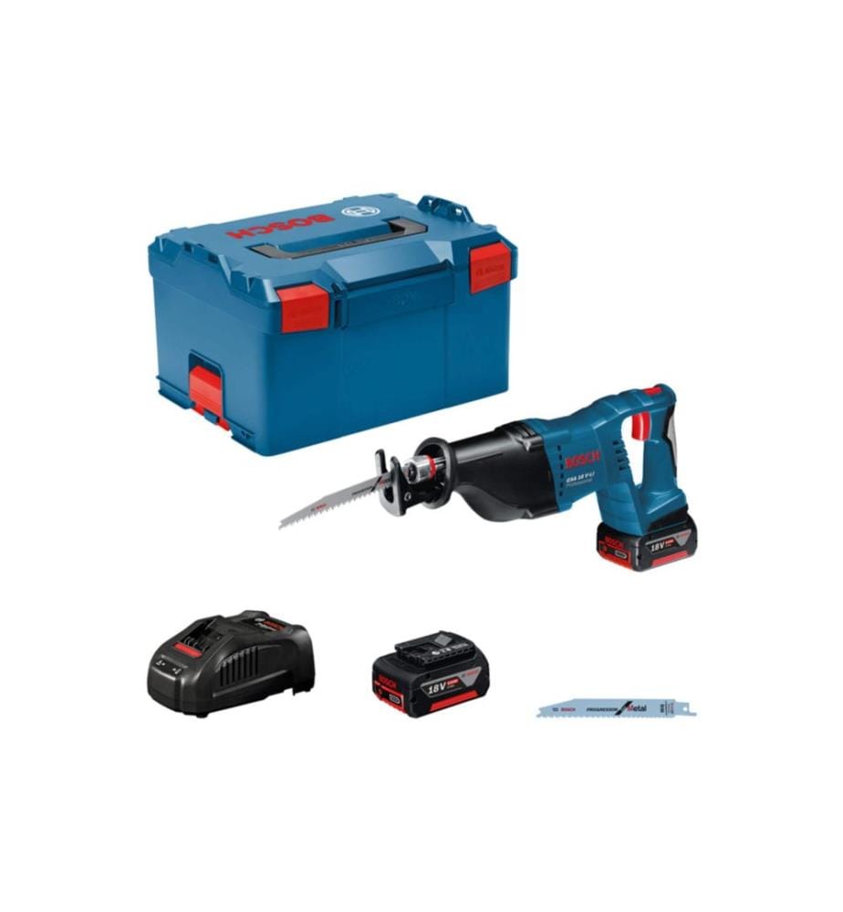 Bosch Professional Akku-Säbelsäge PRO GSA 18V-LI Set , L-BOXX/2x Akku/Ladegerät