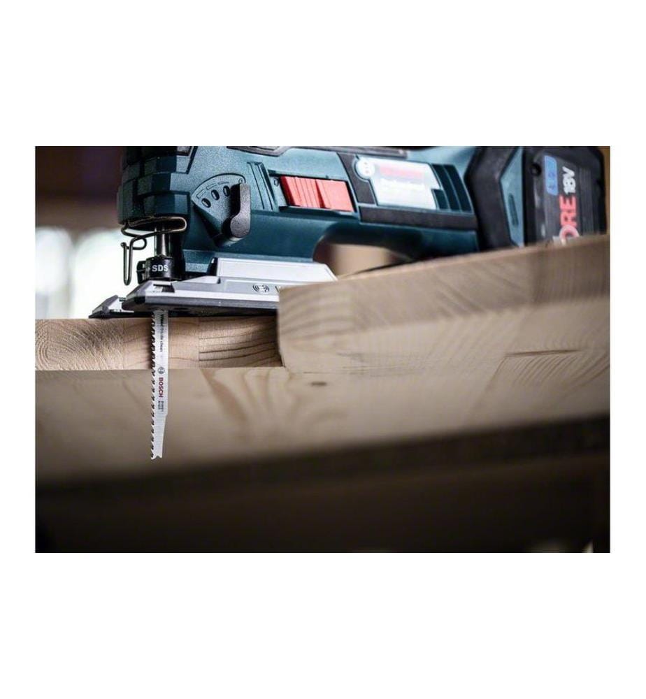 Bosch Professional Lame de scie sauteuse EXPERT Wood 2-side clean T 308 B, 5 pièces