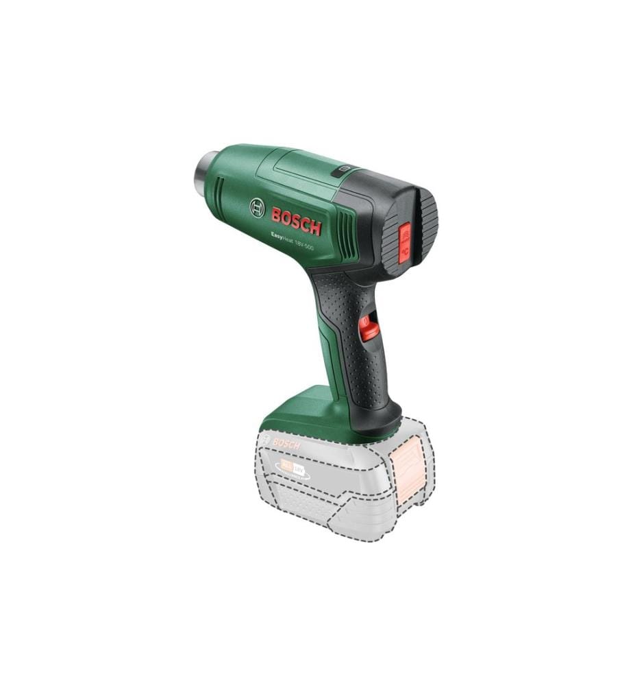 Bosch Pistolet à air chaud sans fil EasyHeat 18 V-500