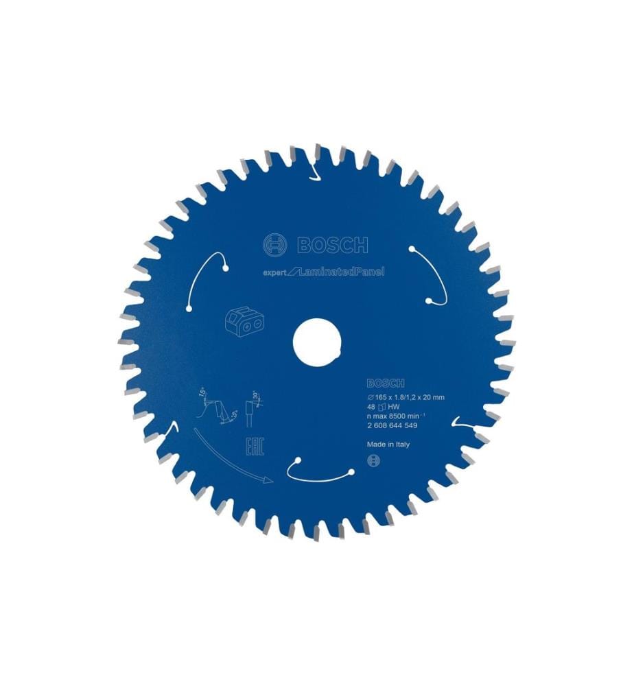 Bosch Professional Lame de scie circulaire Expert for Laminated Panel Ø 165, Z 48