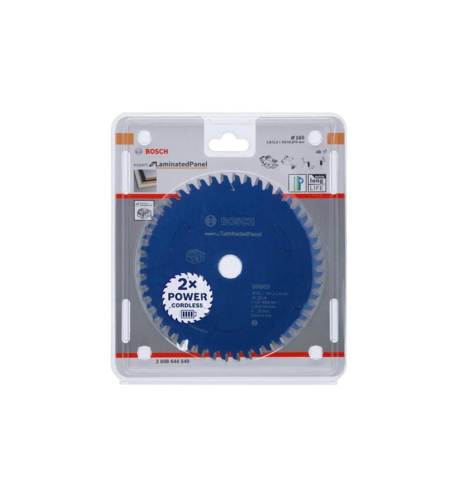 Bosch Professional Lame de scie circulaire Expert for Laminated Panel Ø 165, Z 48
