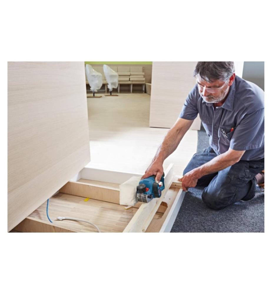 Bosch Professional Rabot sans fil PRO GHO 12V-20 dans L-BOXX 136 (sans batterie)