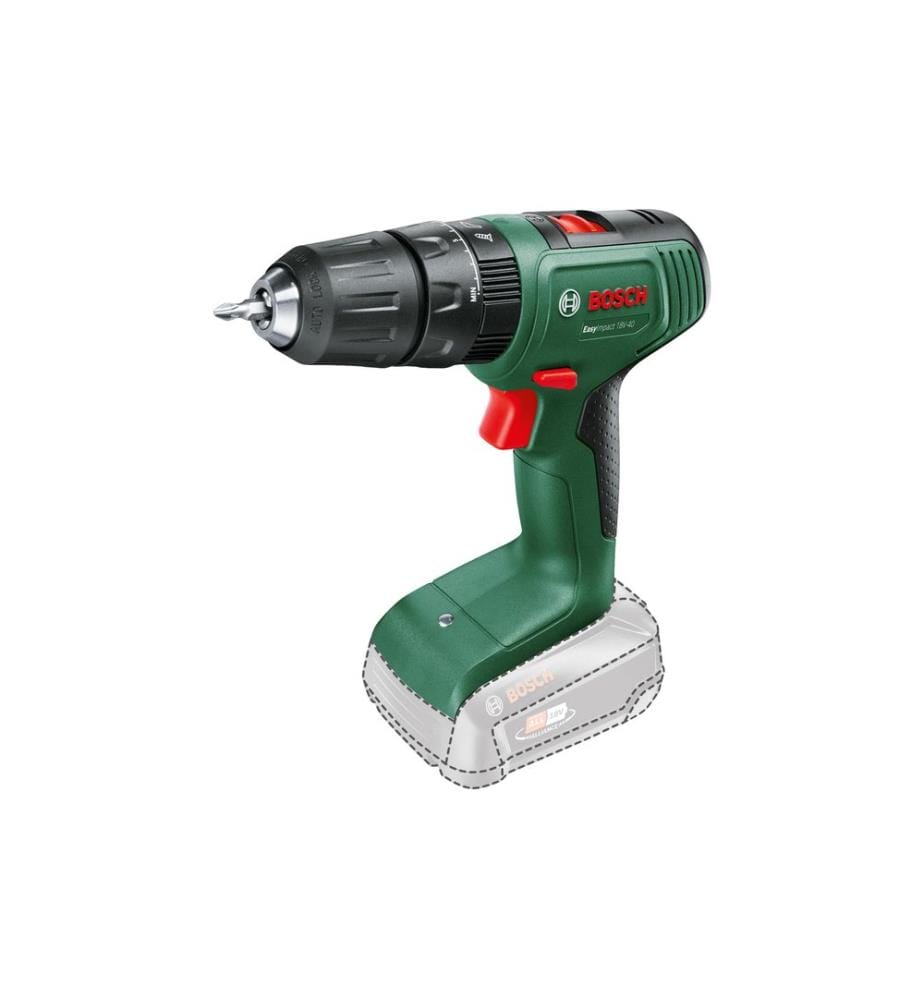 Bosch Perceuse-visseuse à percussion sans fil EasyImpact 18 V-40 1 x batterie, 2.0Ah