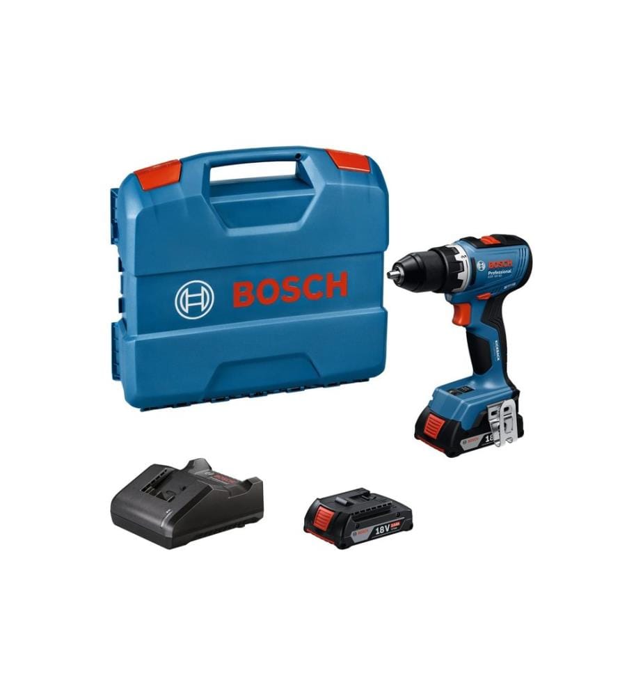 Bosch Professional Akku-Bohrschrauber GSR 18 V-65 + 2x 4.0 Ah
