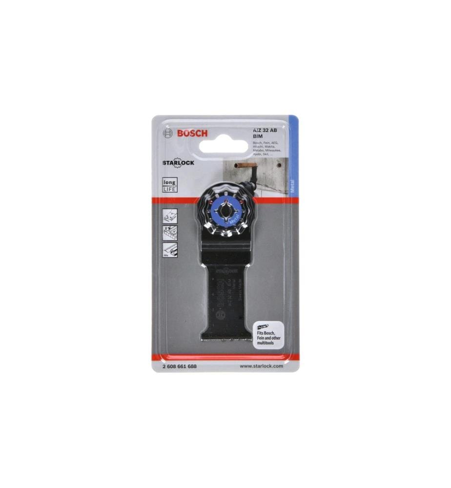 Bosch Professional Lame de scie plongeante BIM AIZ 32 AB Métal, 32 x 50 mm