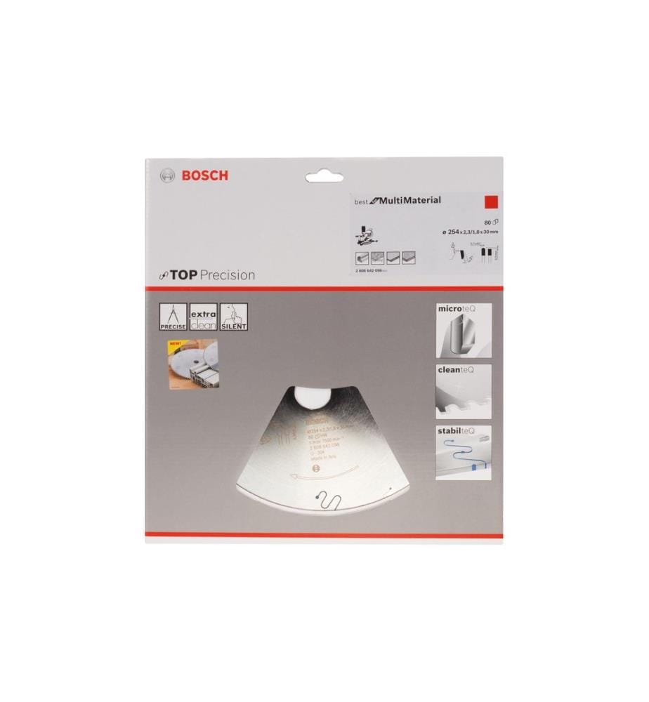 Bosch Professional Lame de scie circulaire Best Multi Material, 254 x 30 x 2,3 mm, Z 80