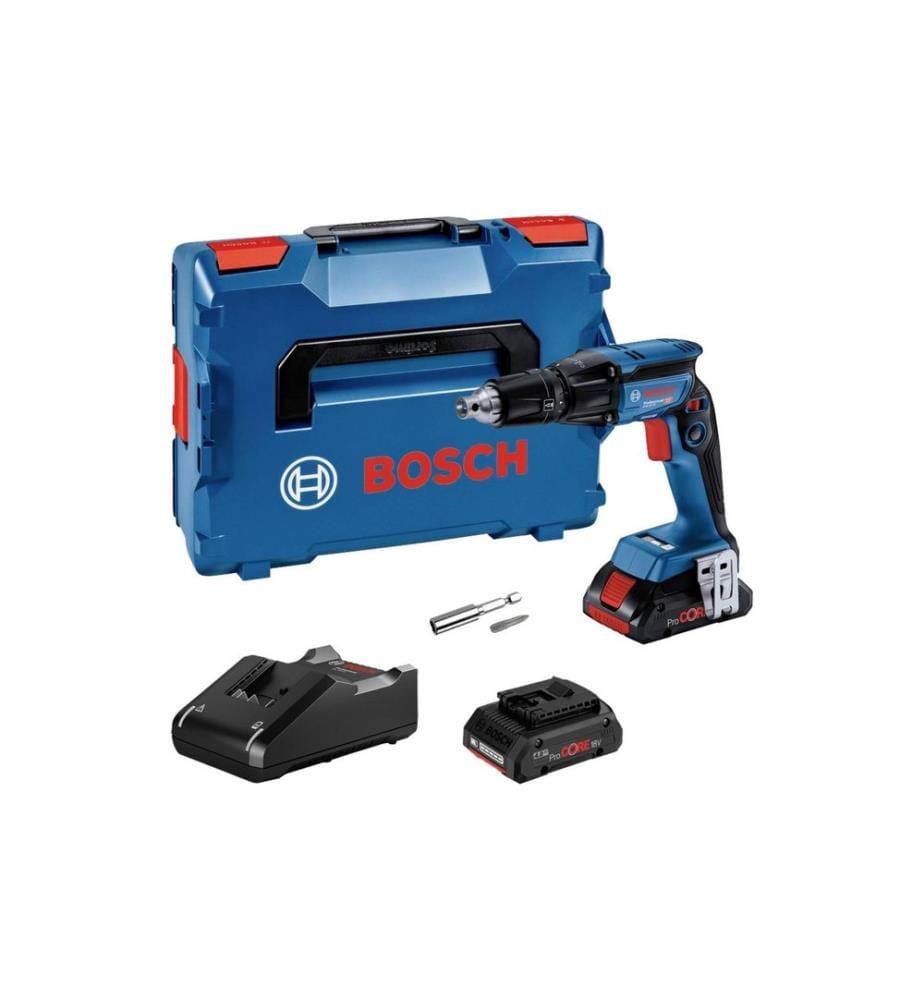 Bosch Professional Visseuse pour plaques de plâtre sans fil GTB 18 V-45 Kit