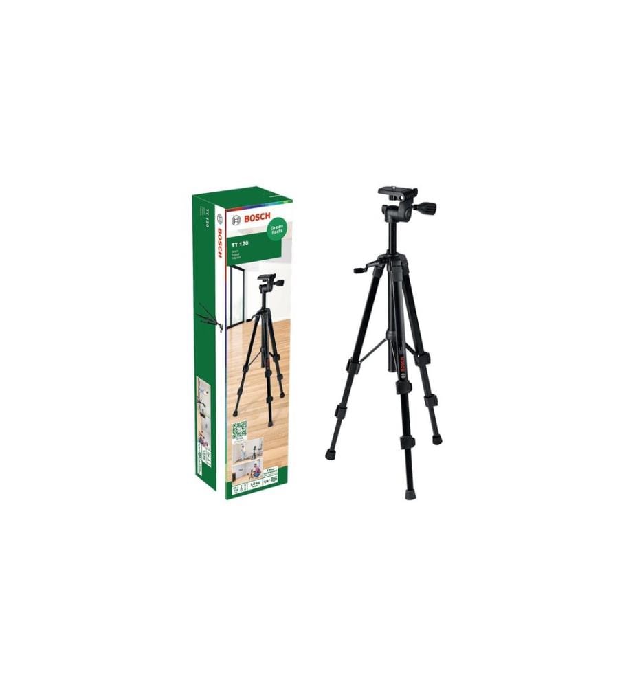 Bosch Stativ TT 120 0.45 - 1.20 m mit 1/4 Zoll Gewinde