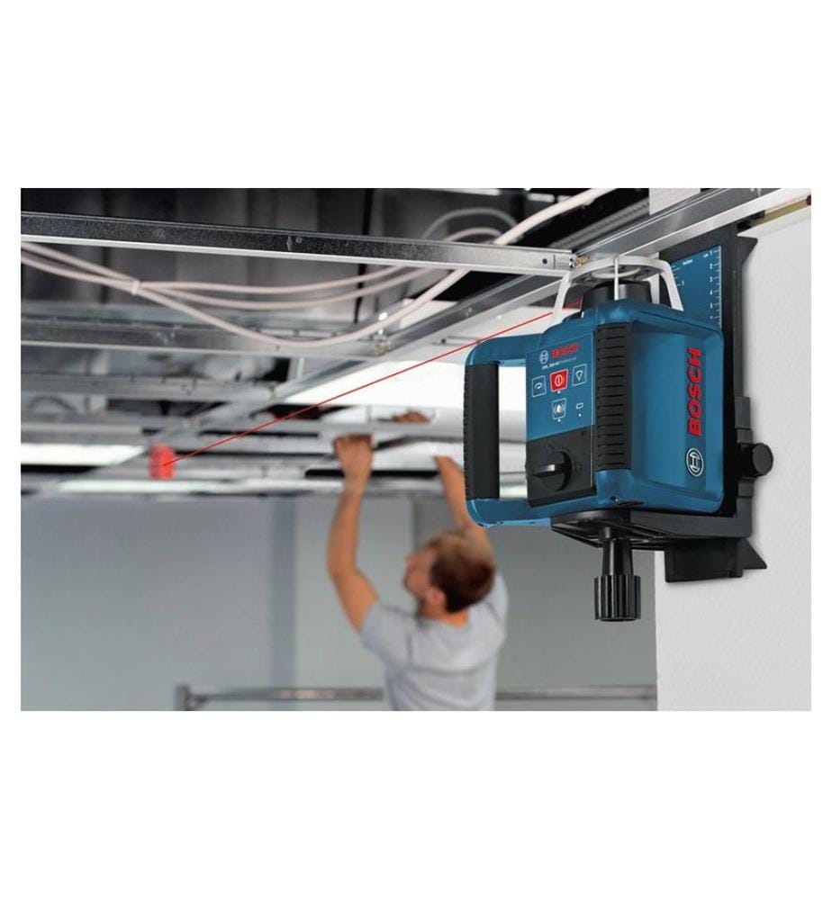 Bosch Professional Niveau laser rotatif avec RC 1, WM 4 et LR 1, GRL 300 HV, 300 m