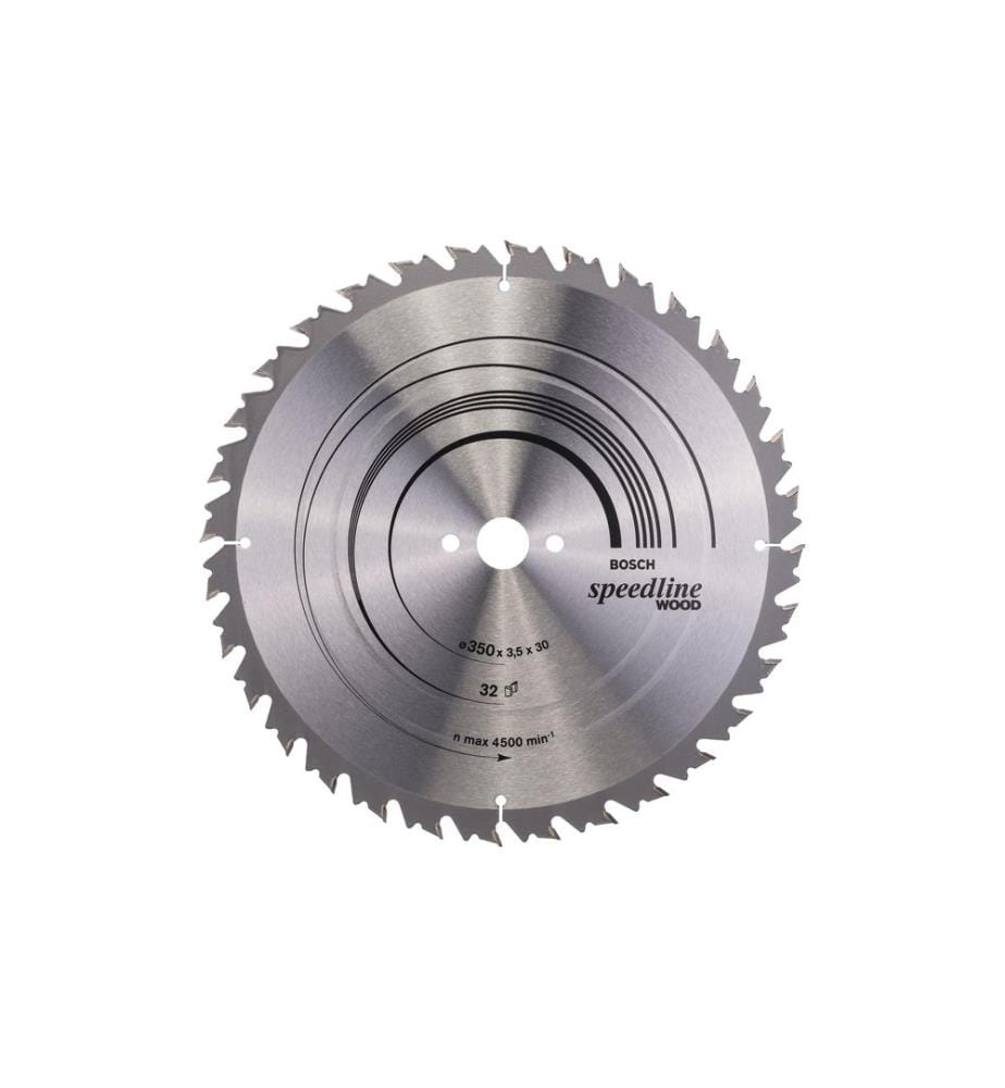 Lame de scie circulaire Bosch Professional Speedline Wood, 350 x 30 x 3.5 mm, Z 32