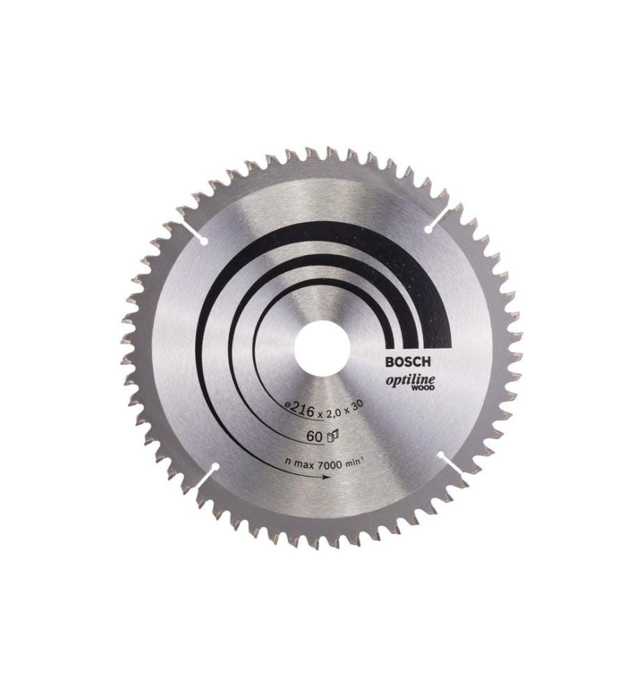 Bosch Professional Kreissägeblatt Optiline Wood Ø 216, 60 Zähne