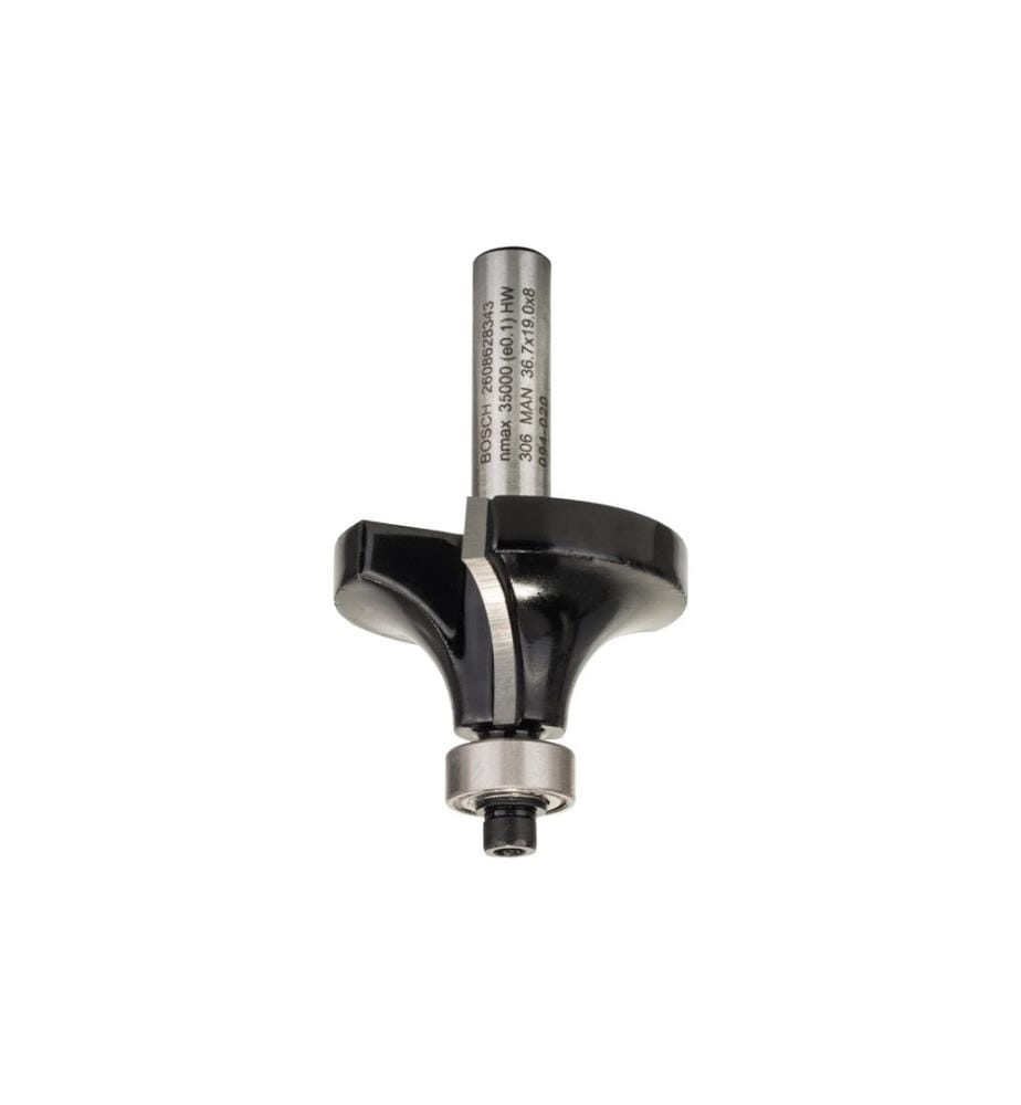 Bosch Professional Fraise à arrondir Standard for Wood R1 12 mm, L 18,6 mm, G 60 mm