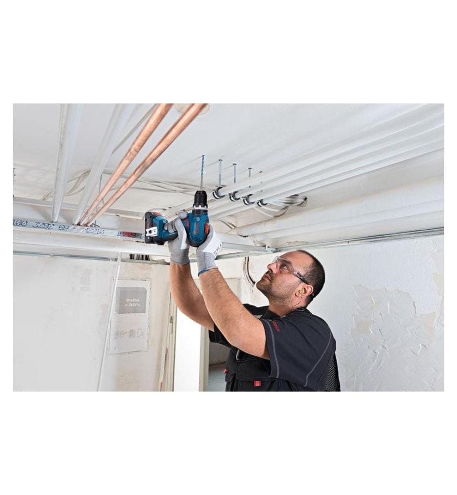 Perceuse-visseuse à percussion sans fil Bosch Professional GSB 18 V-65 + 2x 4.0 Ah