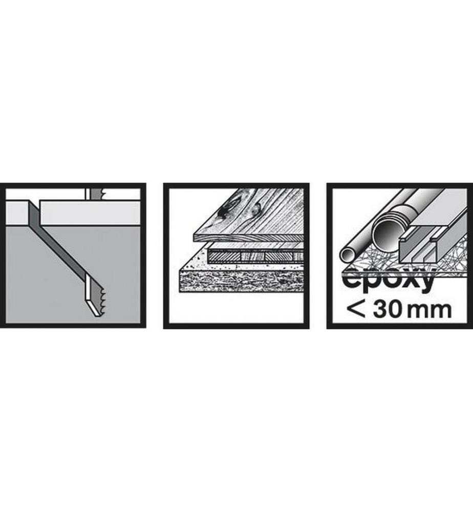 Bosch Professional Lames de scie sauteuse T 101 B Clean for Wood, 100 pièces