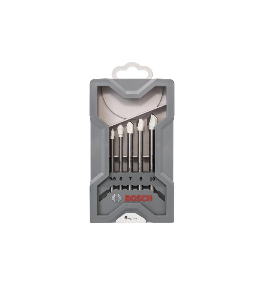 Jeu de forets à carrelage Bosch Professional CYL-9 Ceramic, 5,5 - 10 mm, 5 pièces