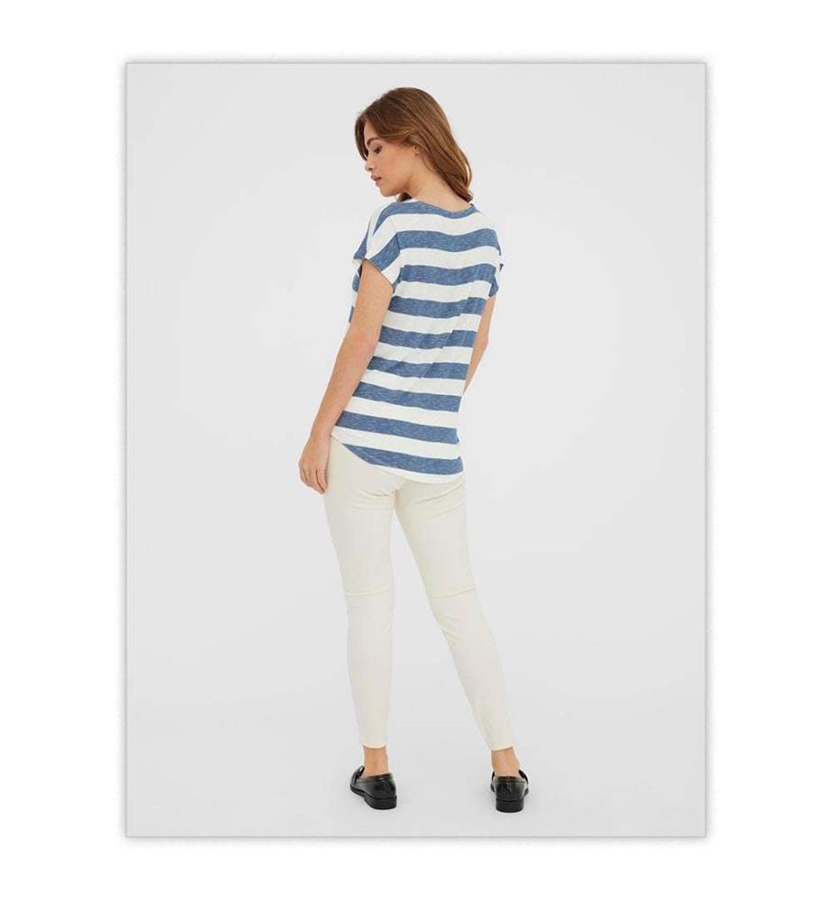 Top Wide - Blau Und Weiss