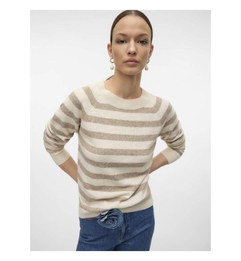 Pull-Over - Mandel / Baumwolle