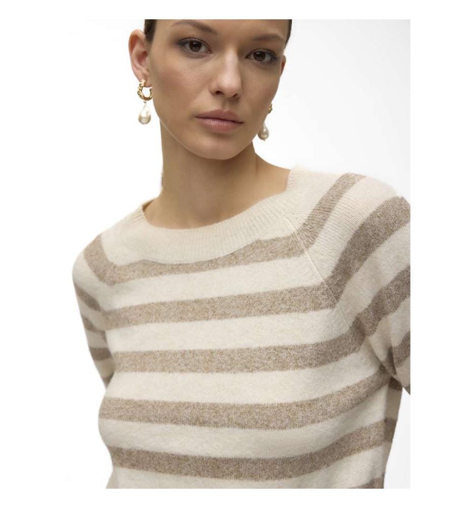 Pull-Over - Mandel / Baumwolle