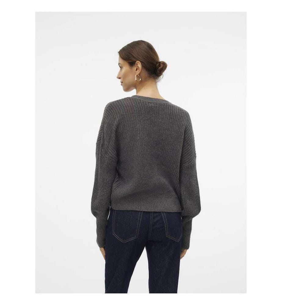 Strickjacke - Asphalt / Phantom