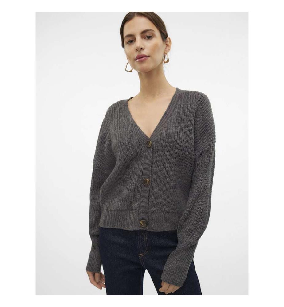Strickjacke - Asphalt / Phantom