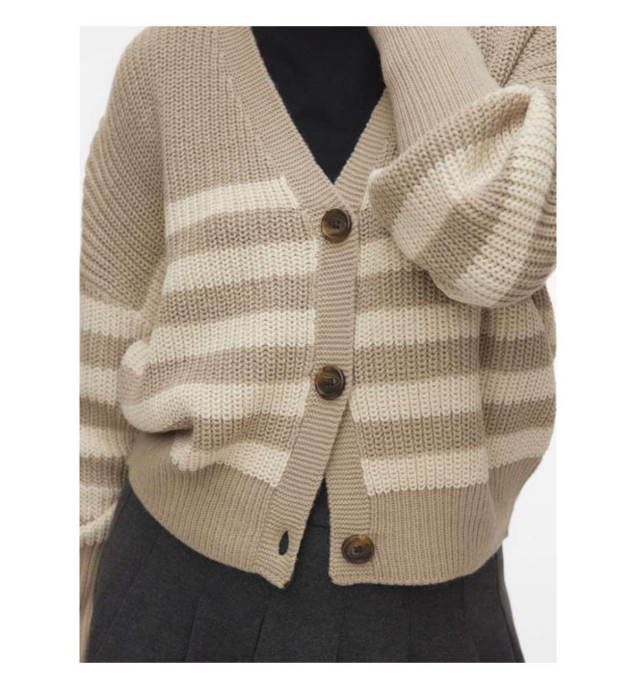 Strickjacke - Mondgestein / Silber