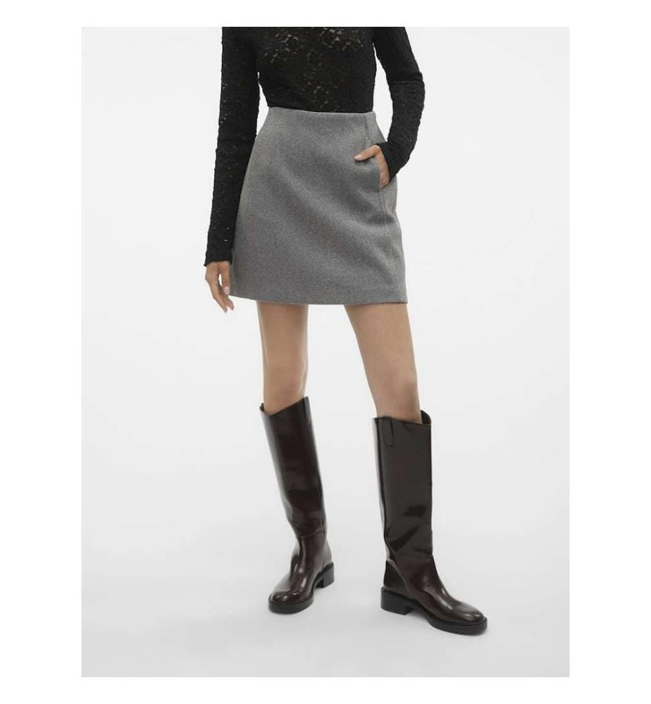 Short Skirt - Medium Grey