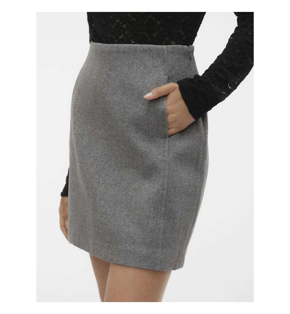 Short Skirt - Medium Grey