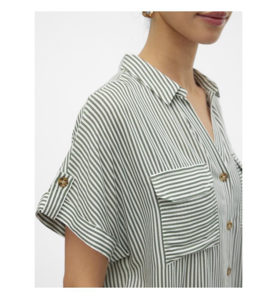 Shirt - Tusche / Schneeweiss