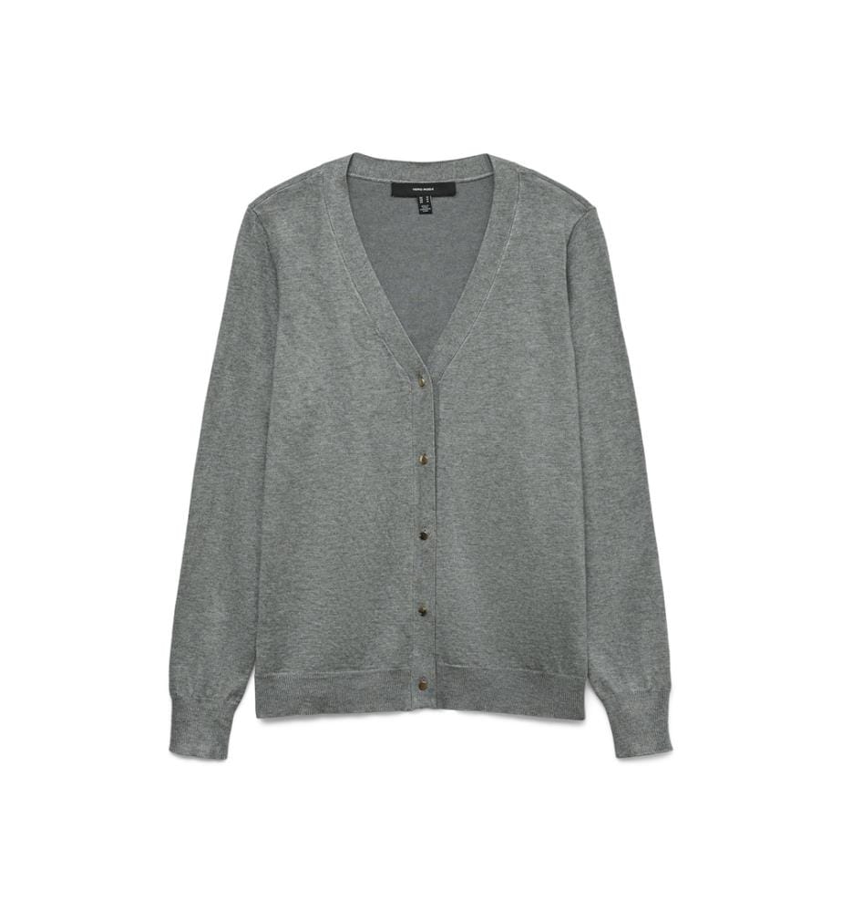 Strickjacke -Medium Grey Melange