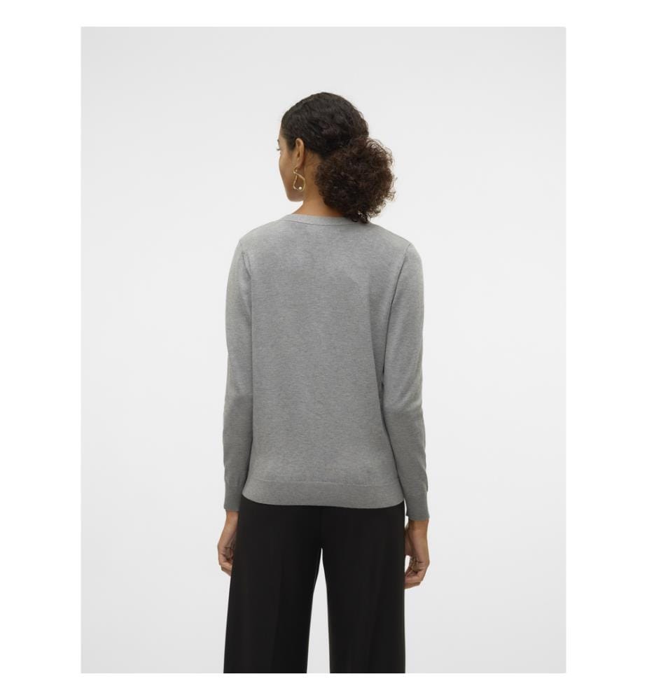 Strickjacke -Medium Grey Melange