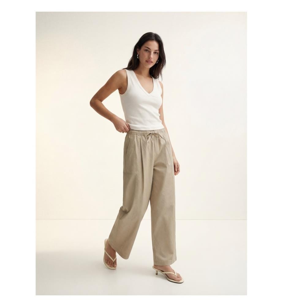 Regular Fit Top - Weiss