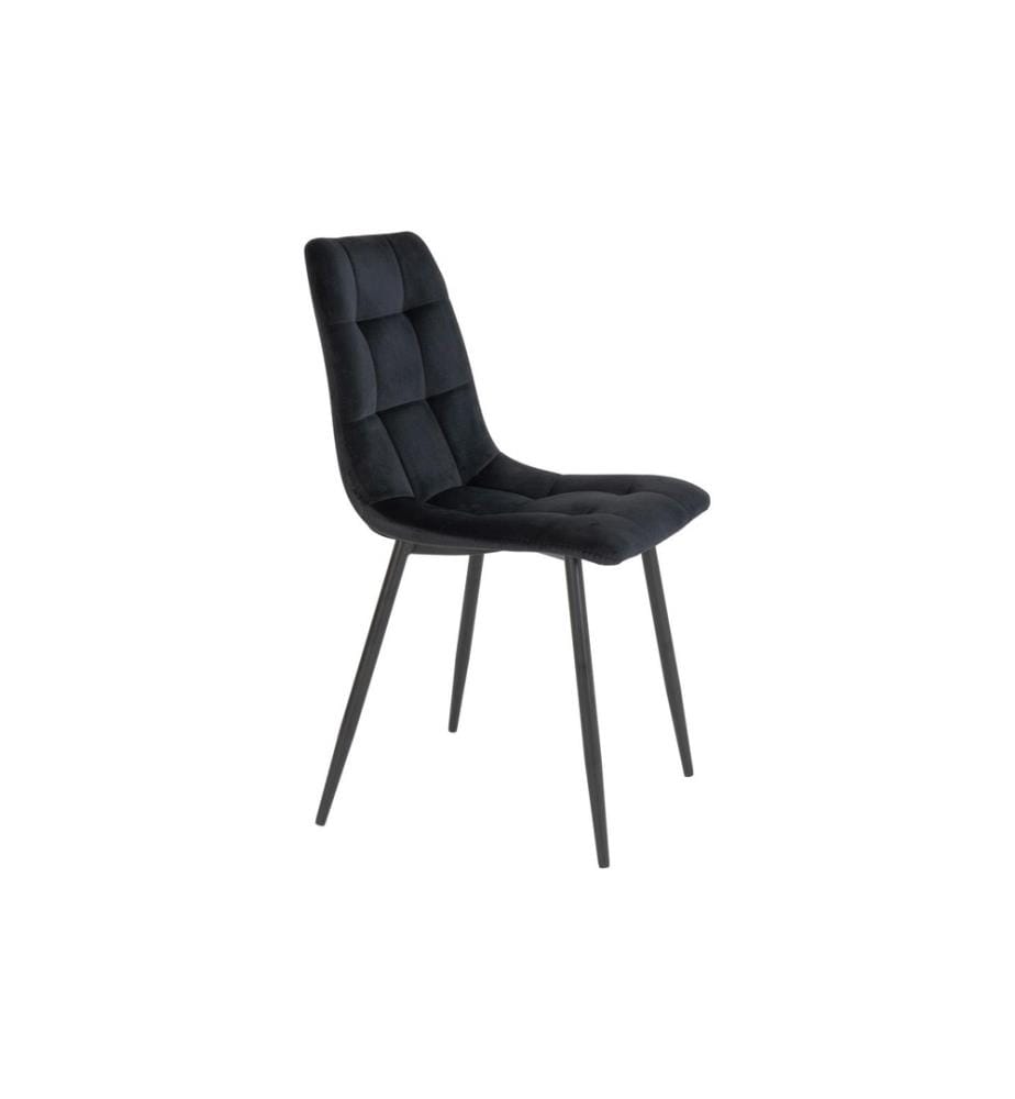 House Nordic - Stuhl Middelfart 2 Stück, 86 x 55 cm, Schwarz