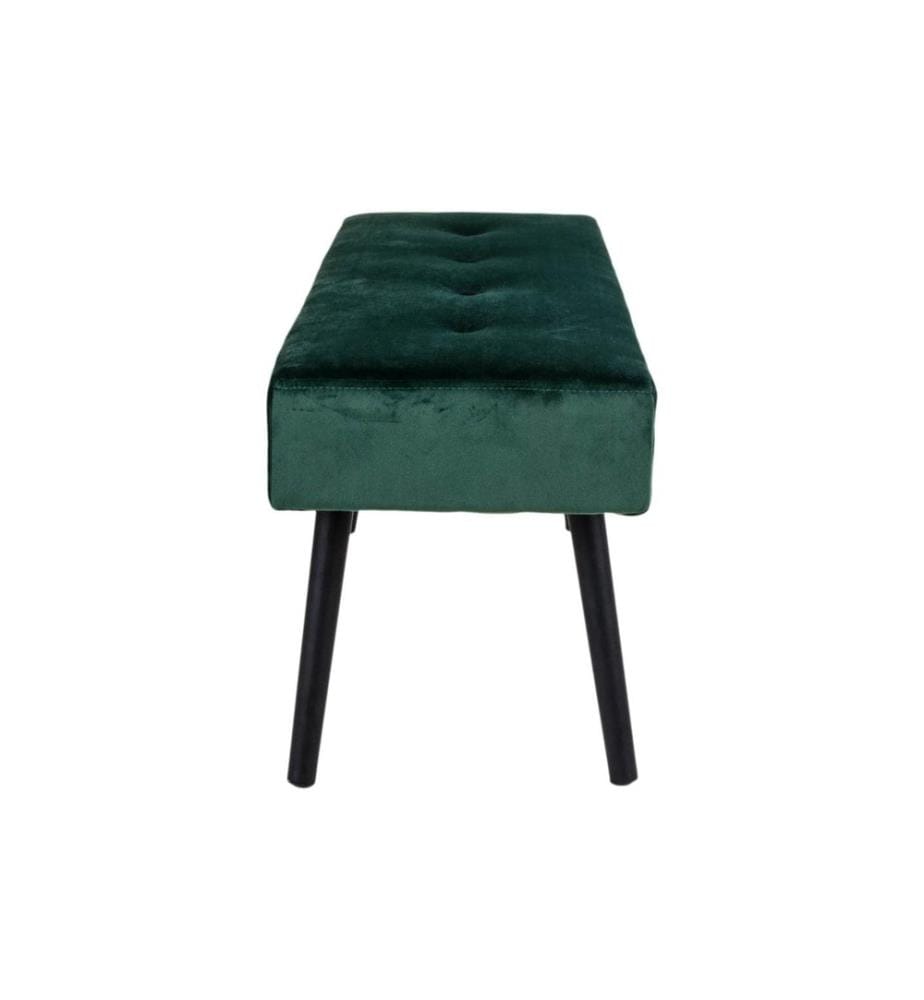 House Nordic - Banc Skiby 100 x 44 cm, Vert/Noir