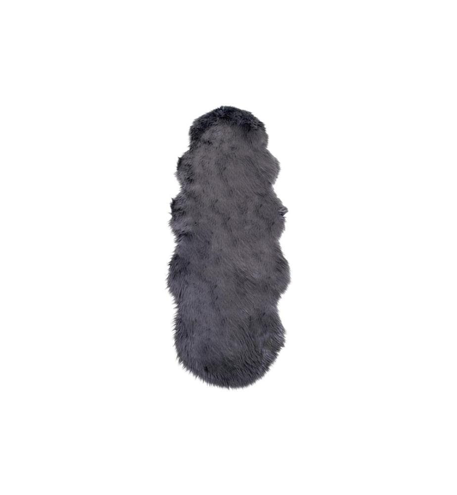 House Nordic - Fourrure d'imitation 180 x 60 cm, Gris